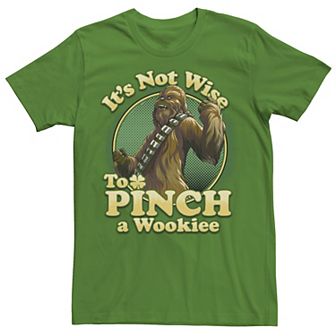 Men's Star Wars Chewbacca It's Not Wise To Pinch A Wookie Tee