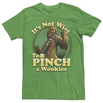 Men's Star Wars Chewbacca It's Not Wise To Pinch A Wookie Tee