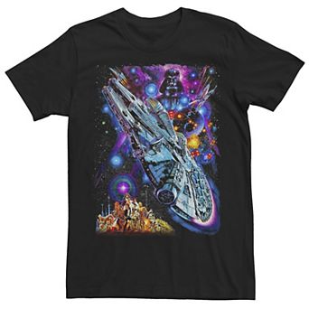 Men's Star Wars Psychedelic Collage Poster Tee