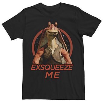 Men's Star Wars Jar Jar Binks Exsqueeze Me Tee