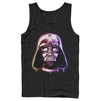 Men's Star Wars Darth Vader Psychedelic Helmet Tank Top