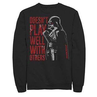 Men's Star Wars Vader Doesnt Play Well Sweatshirt