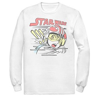 Men's Star Wars Anime Style Luke Skywalker Tee