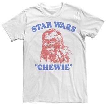 Men's Star Wars Chewie Vintage Portrait Tee