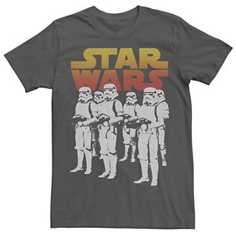 Men's Star Wars Stormtrooper Group Portrait Logo Tee