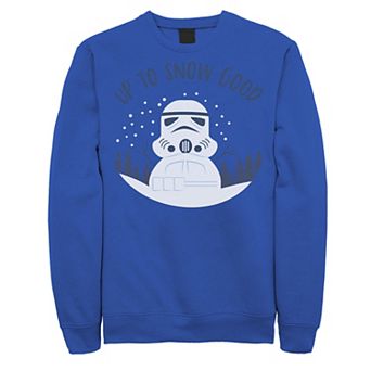 Men's Star Wars Stormtrooper Snow Good Snowman Christmas Sweatshirt