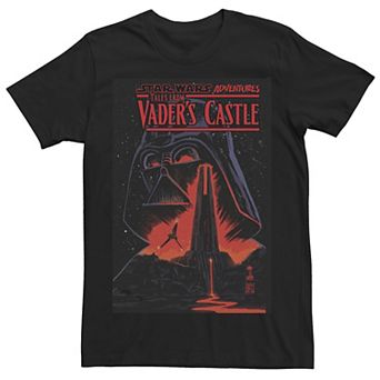 Men's Star Wars Vader's Lava Castle Comic Cover Tee