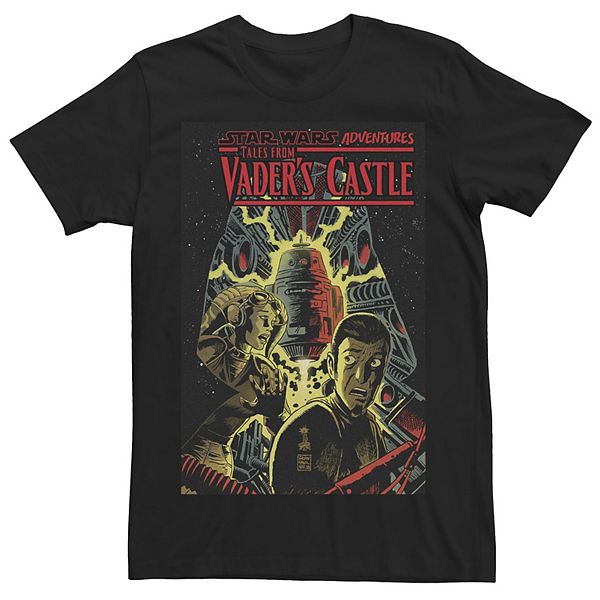 Camiseta Manga Larga Star Wars The Fan Tee - Diseño Exclusivo De Dark Vader Y Galaxia, 100% Algodón, Talla S