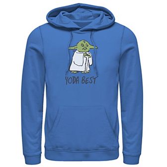 Men's Star Wars Yoda Best Portrait Sketch Hoodie