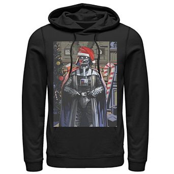 Men's Star Wars Darth Vader Seasons Greetings Poster Hoodie