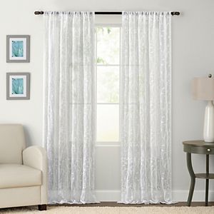 Kater Twisted Voile Solid Color Sheer Tab Top Curtain Panels Reviews Joss Main White Curtains Living Room Panel Curtains Sheers Curtains Living Room