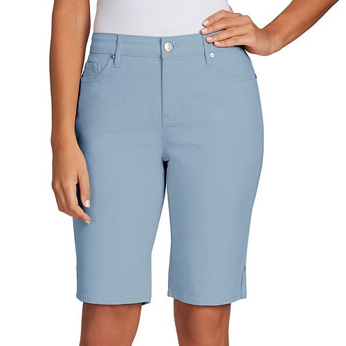 Petite Gloria Vanderbilt Bermuda Jean Shorts