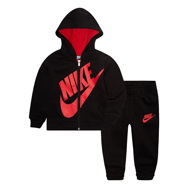 Baby Boy Nike Zip Hoodie & Pants Set