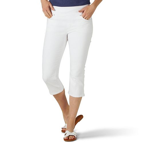 Petite Lee® Sculpting PullOn Capri Jeans