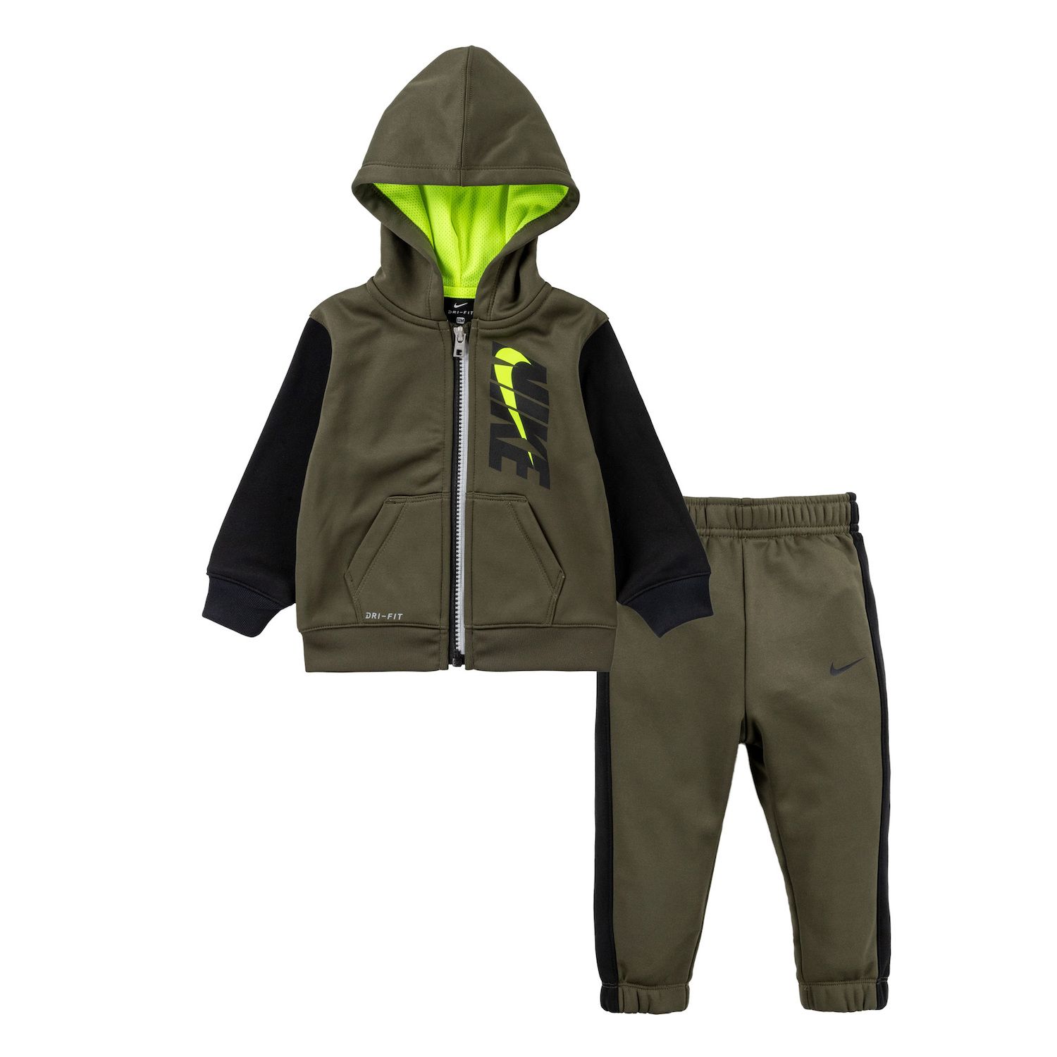toddler boy nike zip hoodie & jogger pants set
