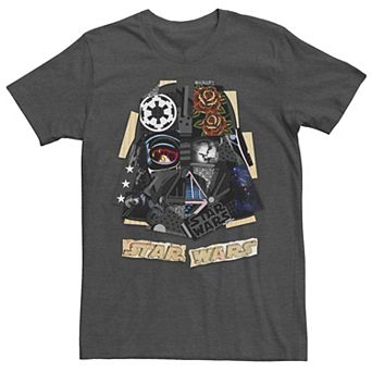 Men's Star Wars Darth Vader Collage Poster Tee