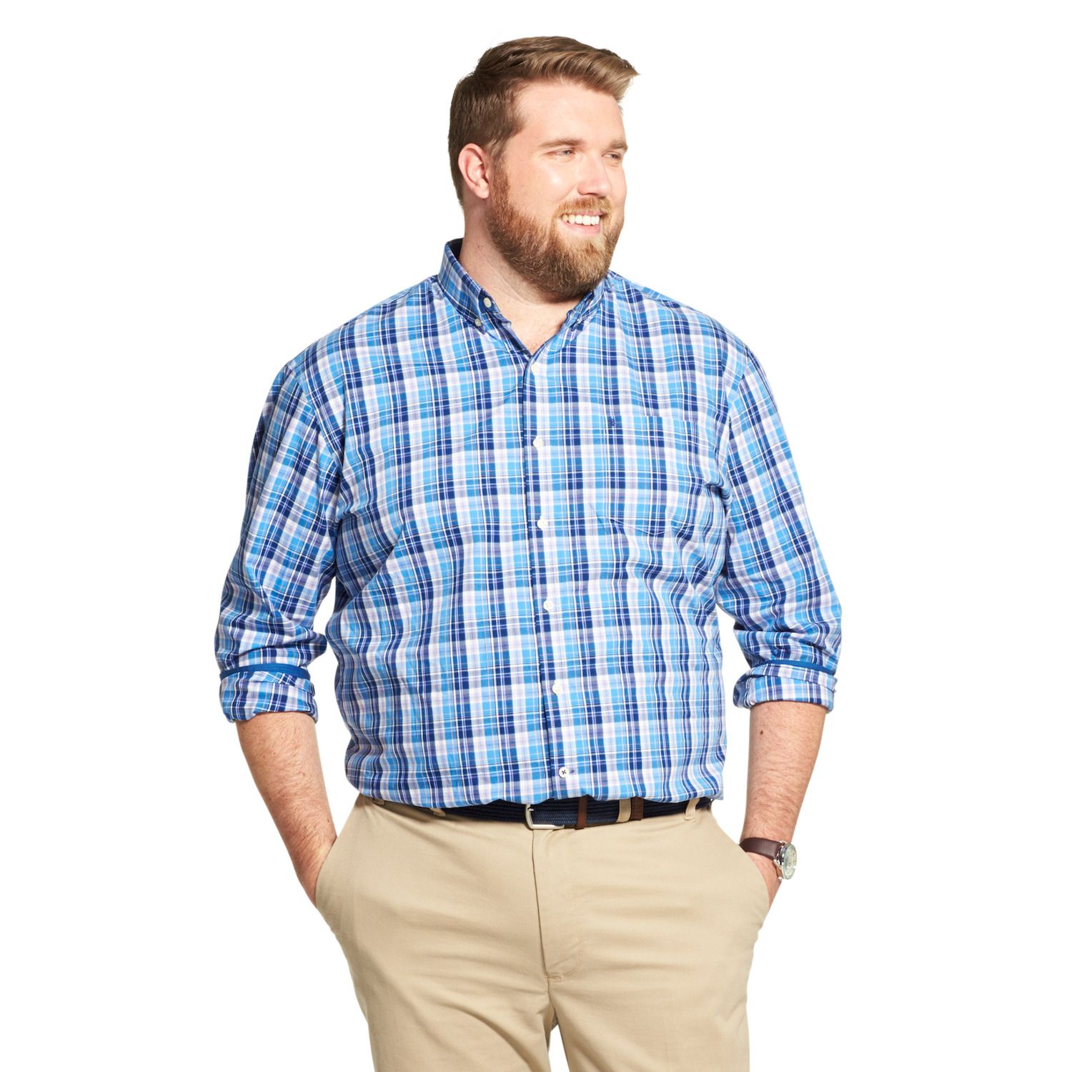 izod big and tall dress shirts