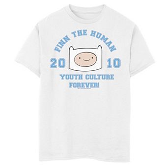 Boys 8-20 Adventure Time Finn The Human Youth Culture Forever Tee
