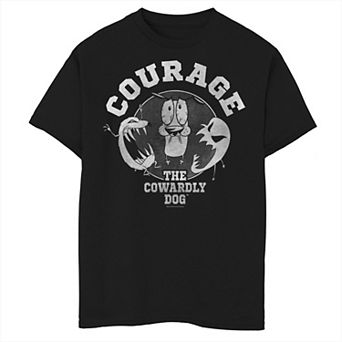 Boys 8-20 CN Courage The Cowardly Dog Ghostly Pair Tee