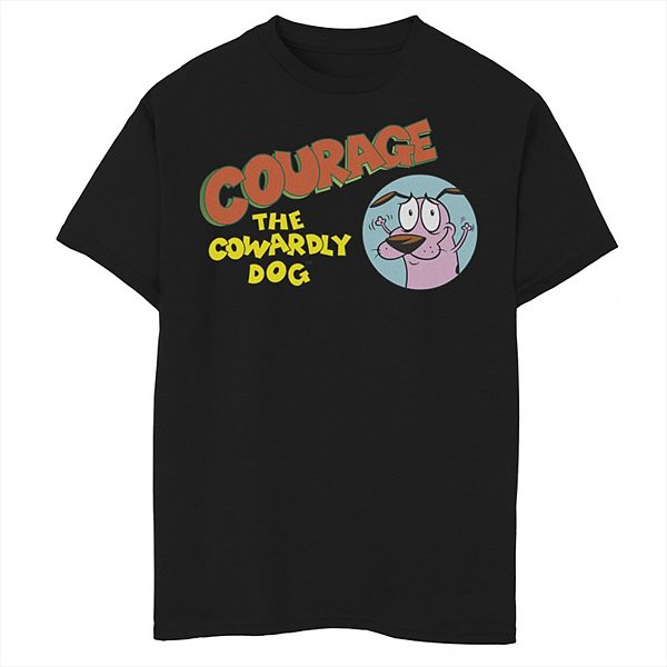 Boys 8-20 Courage The Cowardly Dog Green Hue Abduction Tee