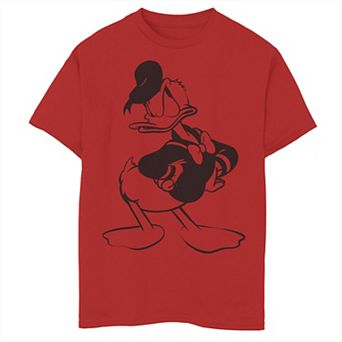 Disney's Donald Duck Men's Pose With Attitude Outline Tee