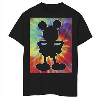 Disney's Mickey Mouse Boys 8-20 Tie Dye Silhouette Tee