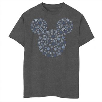 Disney's Mickey Mouse Boys 8-20 Snowflake Fill Tee