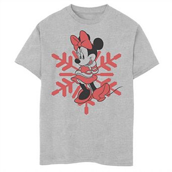 Disney's Minnie Mouse Boys 8-20 Christmas Outline Tee