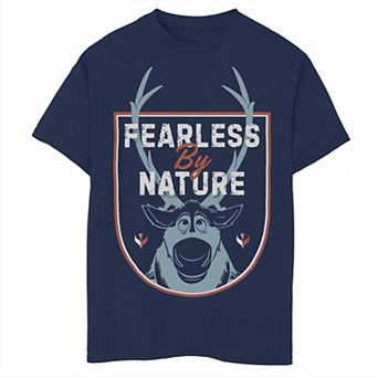 Disney's Frozen 2 Sven Boys 8-20 Fearless By Nature Crest Tee