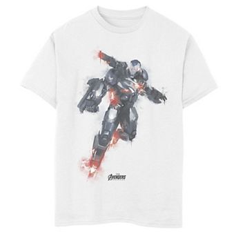 Boys 8-20 Marvel Avengers Endgame War Machine Paint Tee