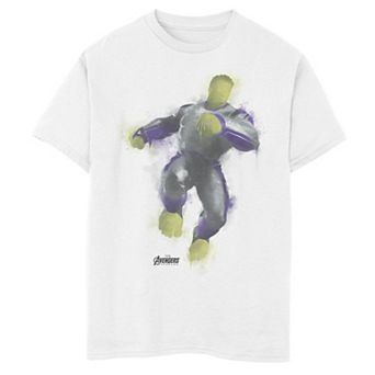 Boys 8-20 Marvel Avengers Endgame Hulk Spray Paint Pose Tee