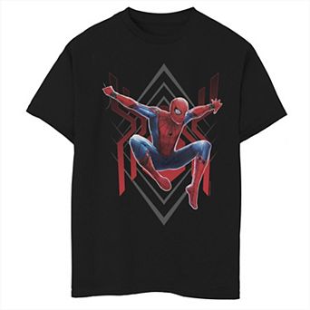 Boys 8-20 Marvel Spider-Man Far From Home Geometric Jumping Portrait Tee