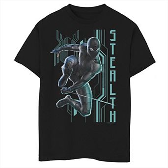 Boys 8-20 Marvel Spider-Man Far From Home Stealth Suit Tech Poster Tee