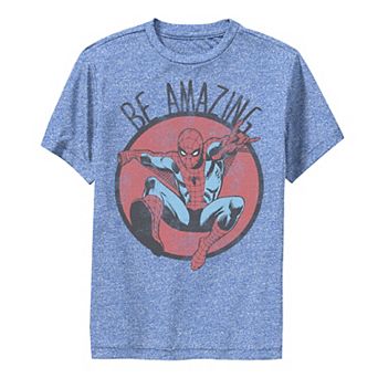 Boys 8-20 Marvel Spider-Man Be Amazing Distressed Premium Tee