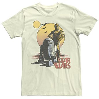 Men's Star Wars C-3PO & R2-D2 Portrait Tee