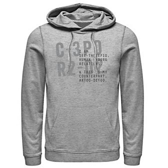 Men's Star Wars R2-D2 & C-3PO Hoodie