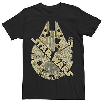 Men's Star Wars Millennium Milleniumn Falcon Tropical Colors Tee