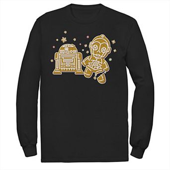 Men's Star Wars Gingerbread Cookie Droids Tee