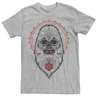 Men's Star Wars Day of the Dead Chewbacca Tee