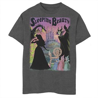 Disney's Sleeping Beauty Aurora Maleficent Men's Poster Tee