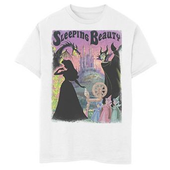 Disney's Sleeping Beauty Aurora Maleficent Men's Poster Tee