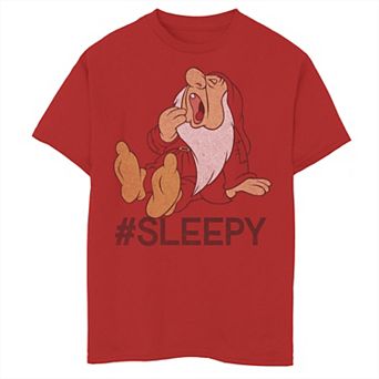 Disney's Snow White Boys 8-20 Hashtag Sleepy Tee