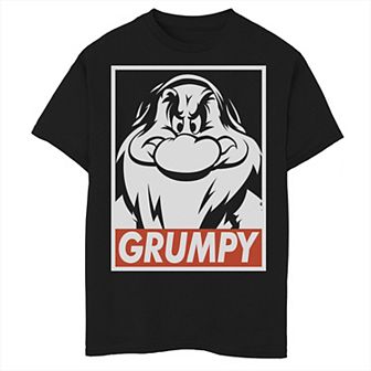 Disney's Snow White Grumpy Boys 8-20 Streetwear Poster Tee