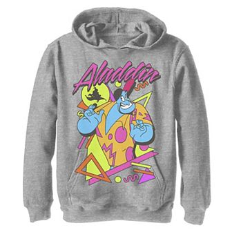 Boys 8-20 Disney Aladdin Genie In A Shirt Retro Abstract Fleece