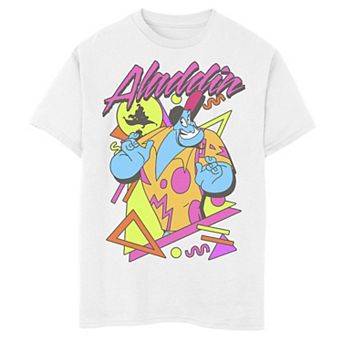 Disney's Aladdin Genie Boys 8-20 in A Shirt Retro Abstract Graphic Tee