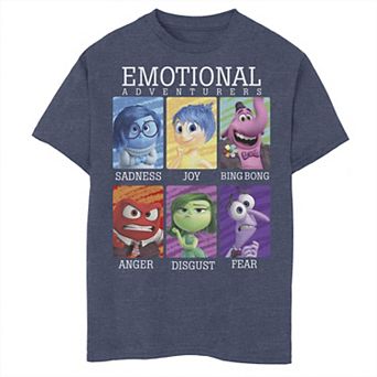 Boys 8-20 Disney Pixar Inside Out Emotions Yearbook Group Tee