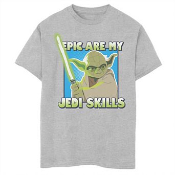 Men's Star Wars Galaxy Of Adventures Yoda Epic Skills B1 Tee