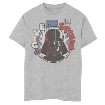 Boys 6-20 Star Wars Vader Face Give Me Space Tee