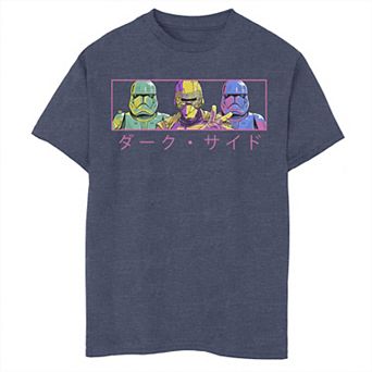 Boys 6-20 Star Wars The Rise of Skywalker Kanji Dark Trio Tee