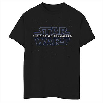 Boys 6-20 Star Wars The Rise Of Skywalker Episode 9 Movie Space Logo Tee
